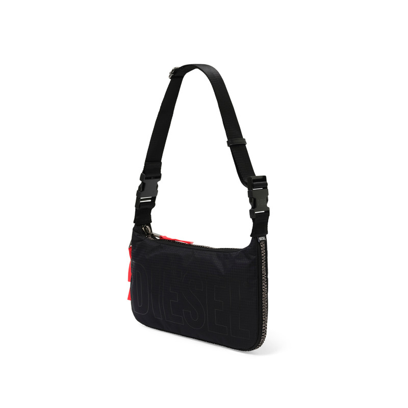 Diesel Zip-D Shoulder Bag in Black outlook