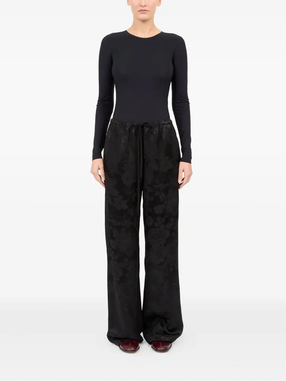 MM6 Maison Margiela - Women High Waist Palazzo - 1