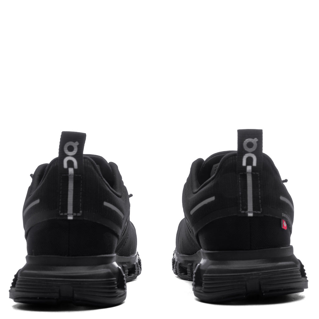 WOMEN'S CLOUD 6 WATERPROOF - BLACK/BLACK - 4