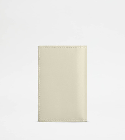 Tod's TOD'S CARD HOLDER IN LEATHER - WHITE outlook