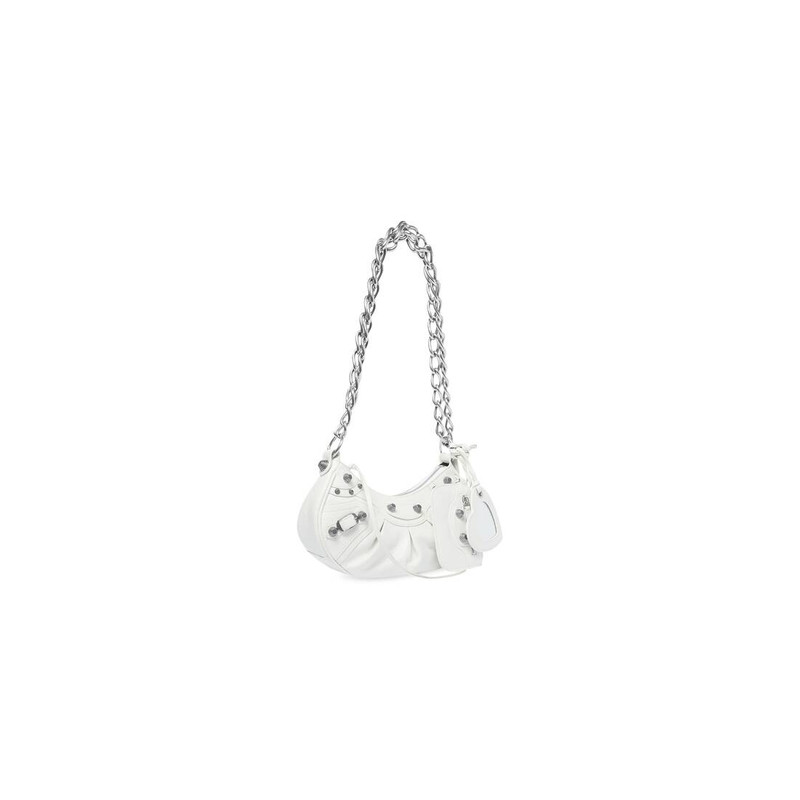BALENCIAGA le cagole xs shoulder bag with chain outlook