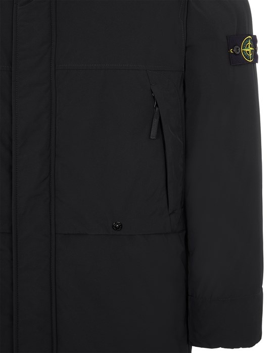 Stone Island 70826 MICRO TWILL DOWN BLACK | REVERSIBLE