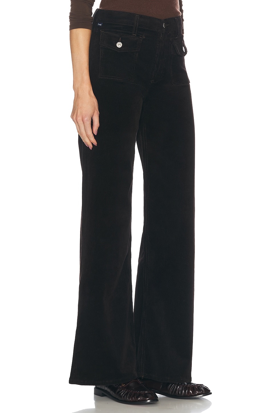 Raven Patch Pocket Wide Leg Pant - 2