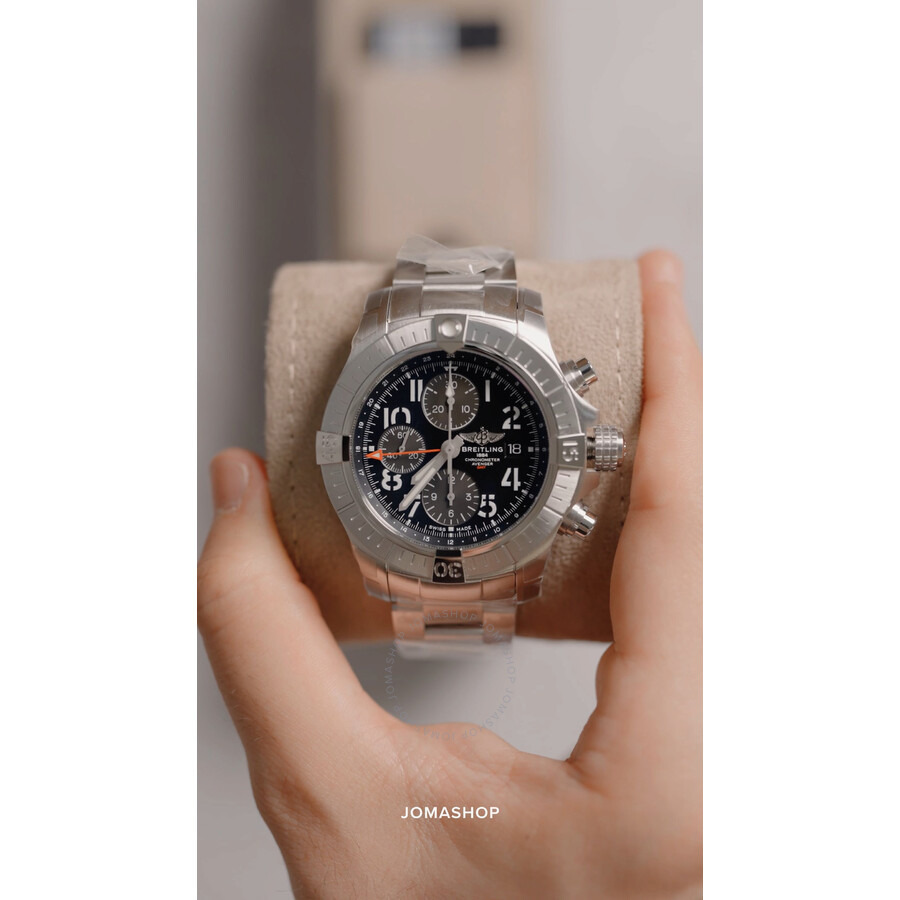 Breitling Avenger Chronograph GMT Automatic Chronometer Black Dial Men's Watch A24315101B1A1 - 4