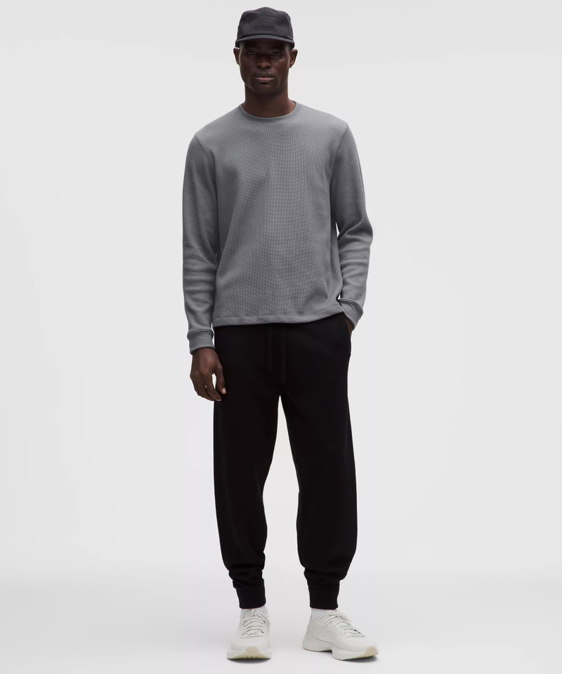 lululemon Cotton-Blend Waffle Knit Long-Sleeve Shirt outlook