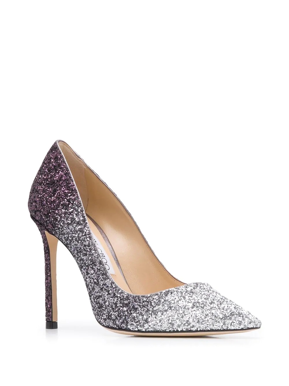 Romy 85mm glitter-effect pumps - 2