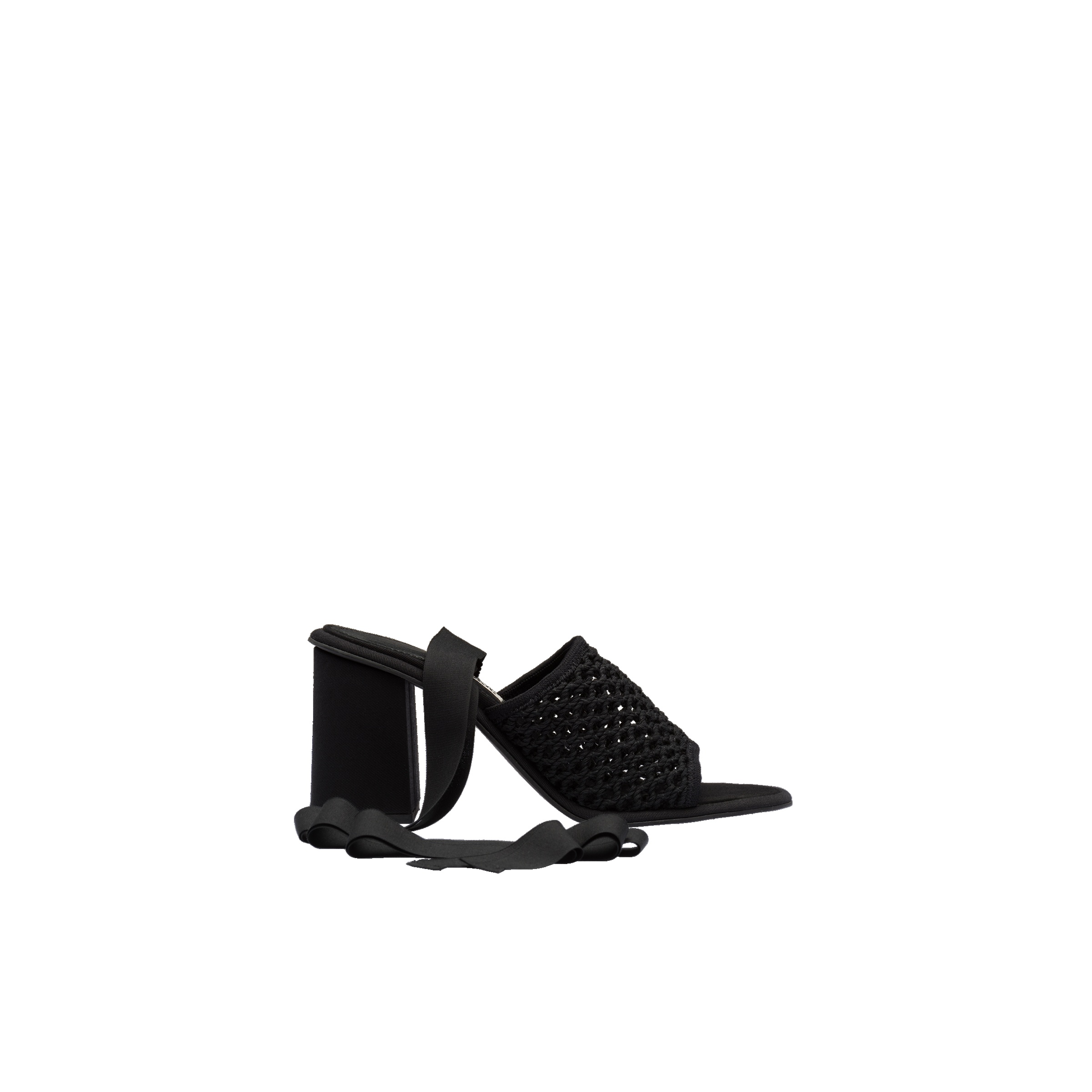 Macramé fabric sandals - 2