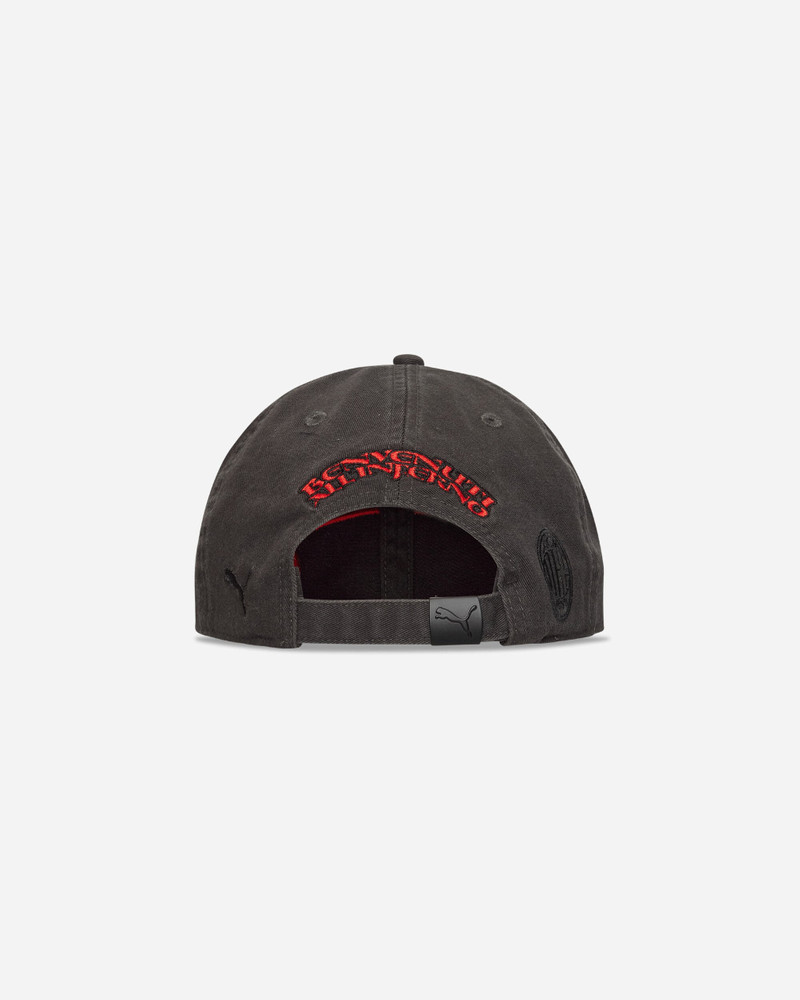 AC Milan x Slam Jam Cap Black / For All Time Red 4