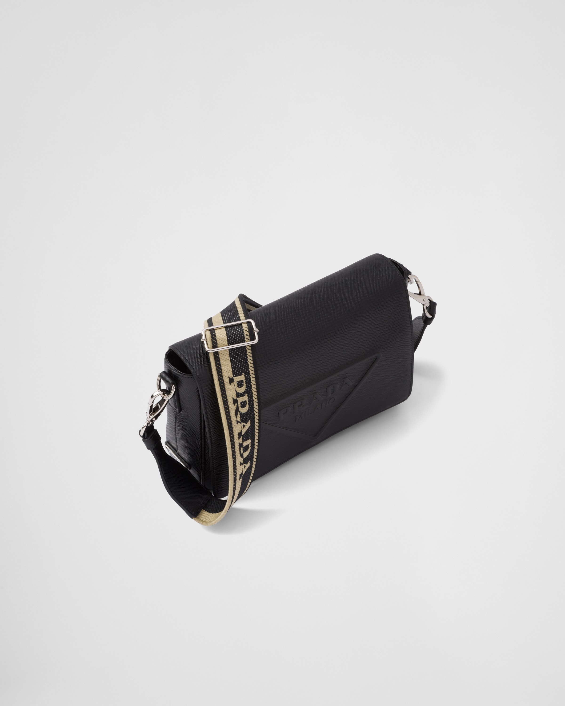 Saffiano leather shoulder bag - 3