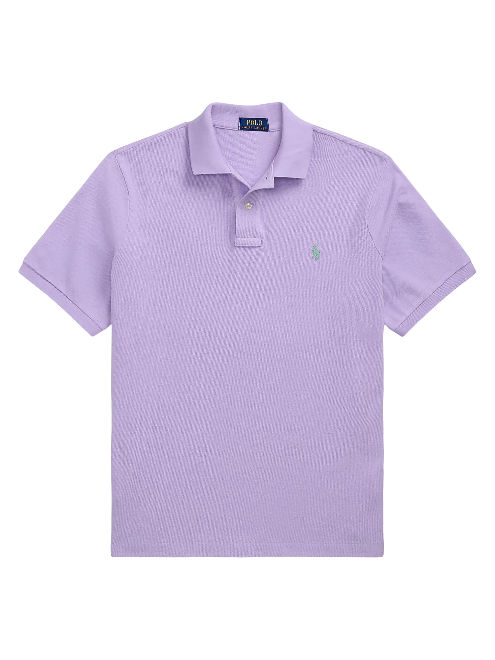 Men's Classic-Fit Mesh Polo Shirt - Light Lilac - 1