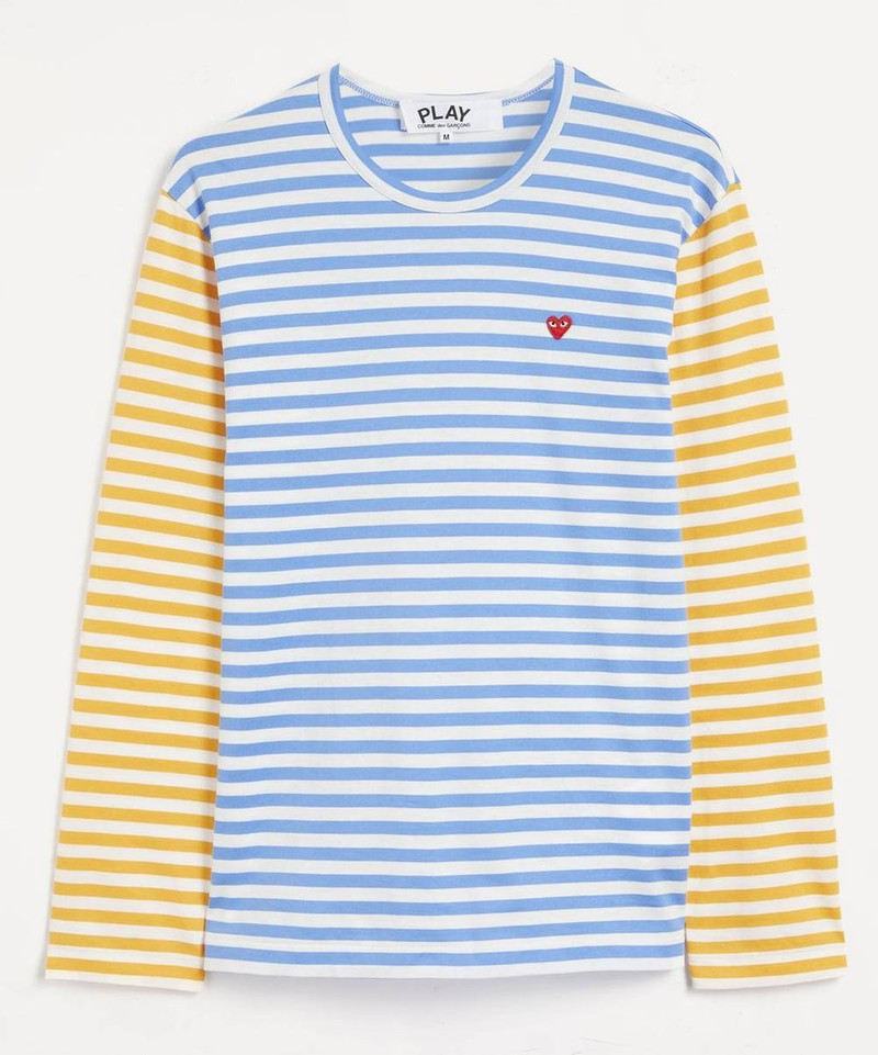 Striped Knitted T-Shirt - 1