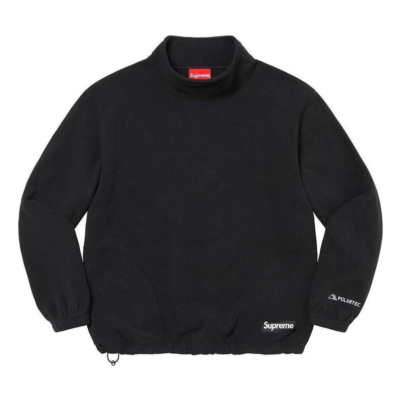 Supreme x Polartec Mock Neck Pullover 'Black White' SUP-FW22-817 - 1