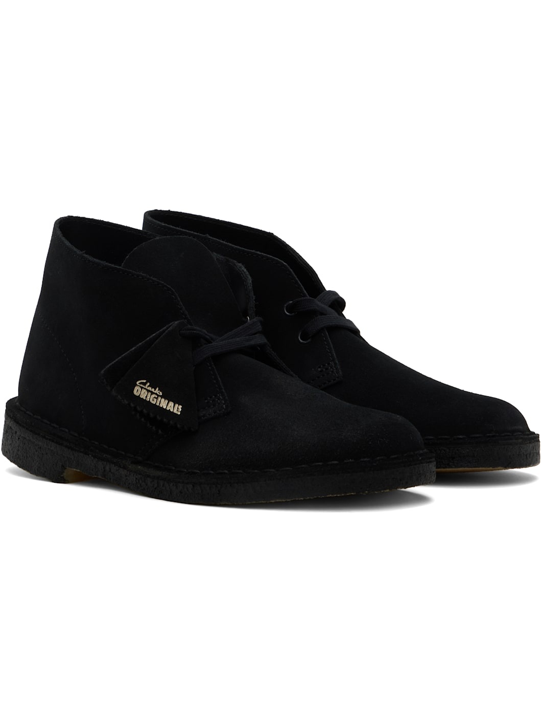 Black Suede Desert Boots - 4