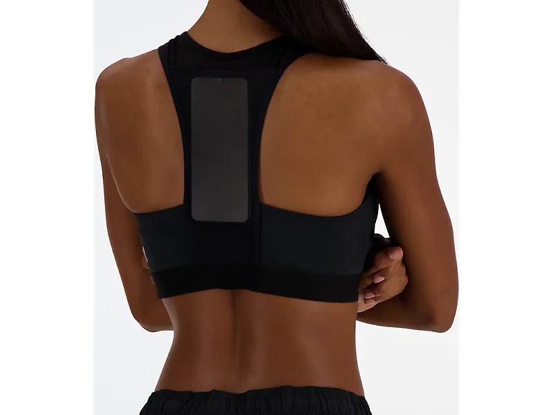 New Balance Sleek Medium Support Pocket Sports Bra - 5