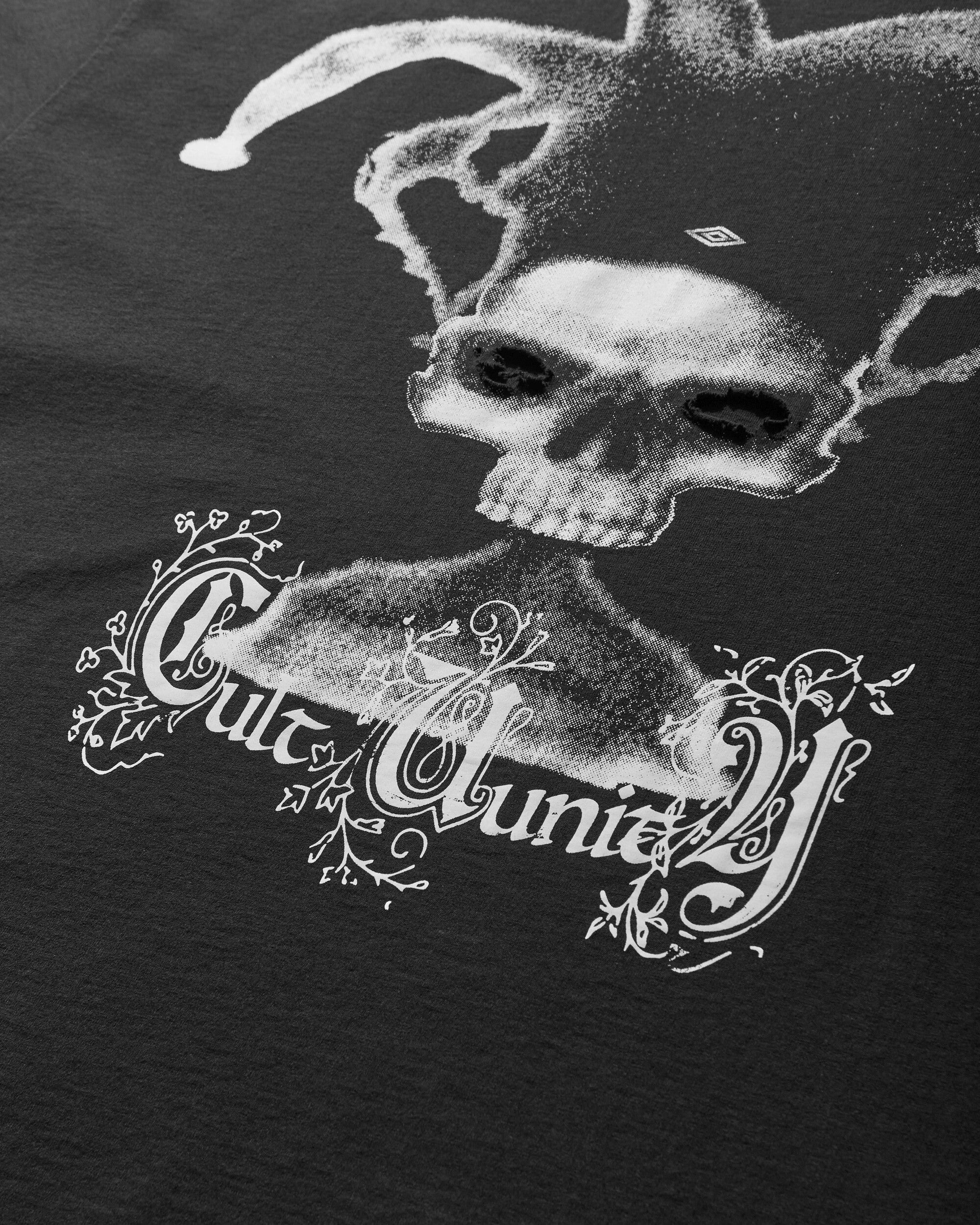 Men's Lasered Jester T-Shirt Black - 4