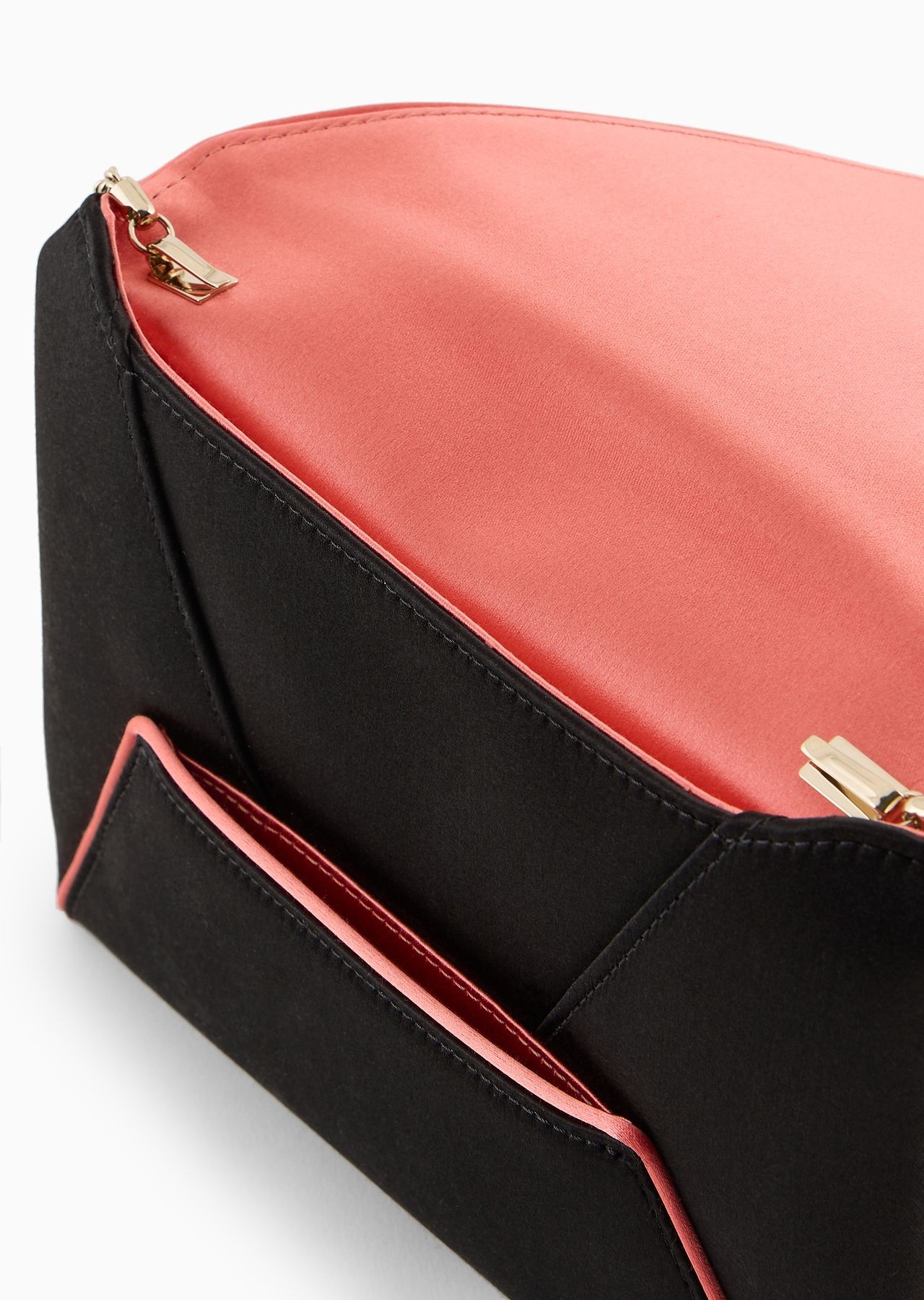 Small satin clutch bag - 4