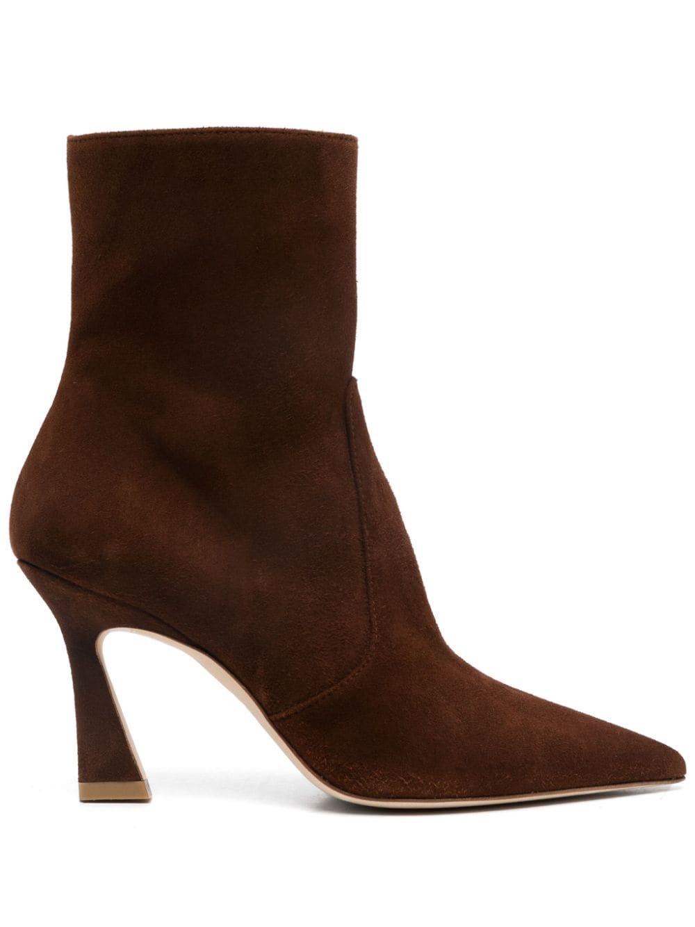 90mm suede ankle boots - 1