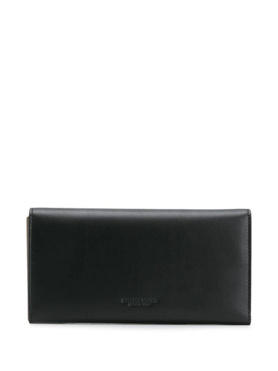 Bottega Veneta metal closure continental wallet outlook