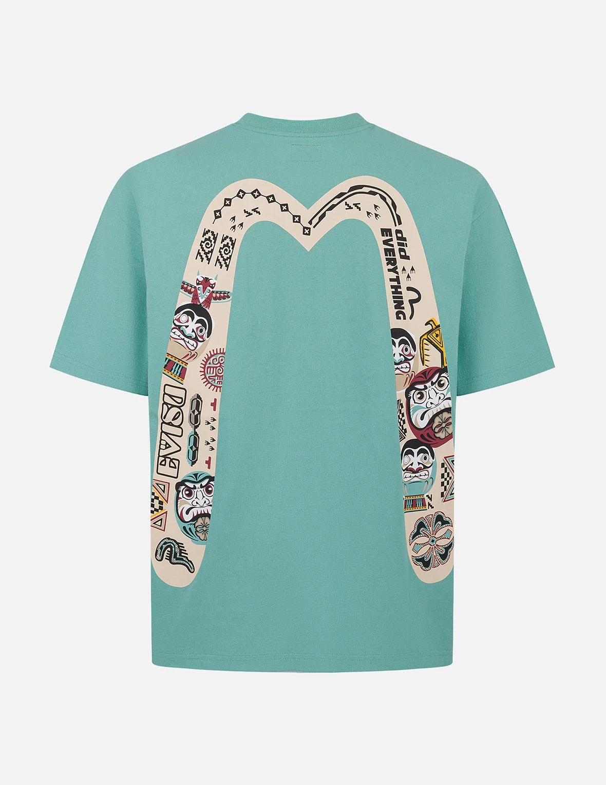 Slogan and Totem Daicock Print Relax Fit T-shirt - 1