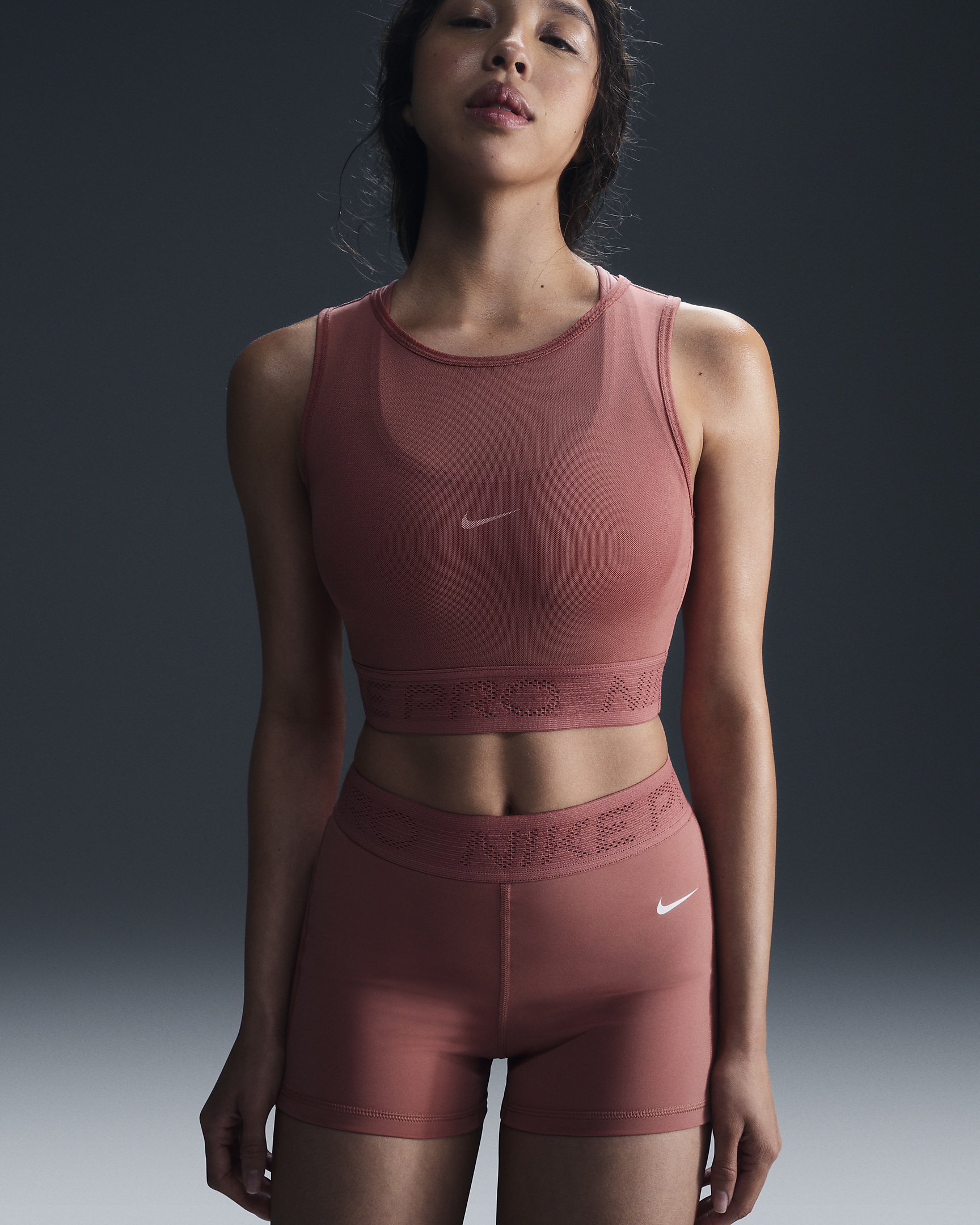 Nike pro all over mesh tank best sale