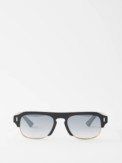 CUTLER AND GROSS 1353 D-frame acetate and metal sunglasses outlook