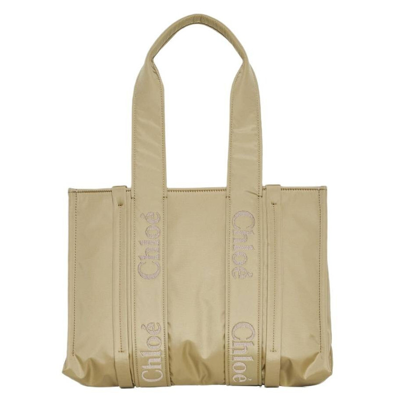 Chloe Woody Logo Medium Tote Bag 1