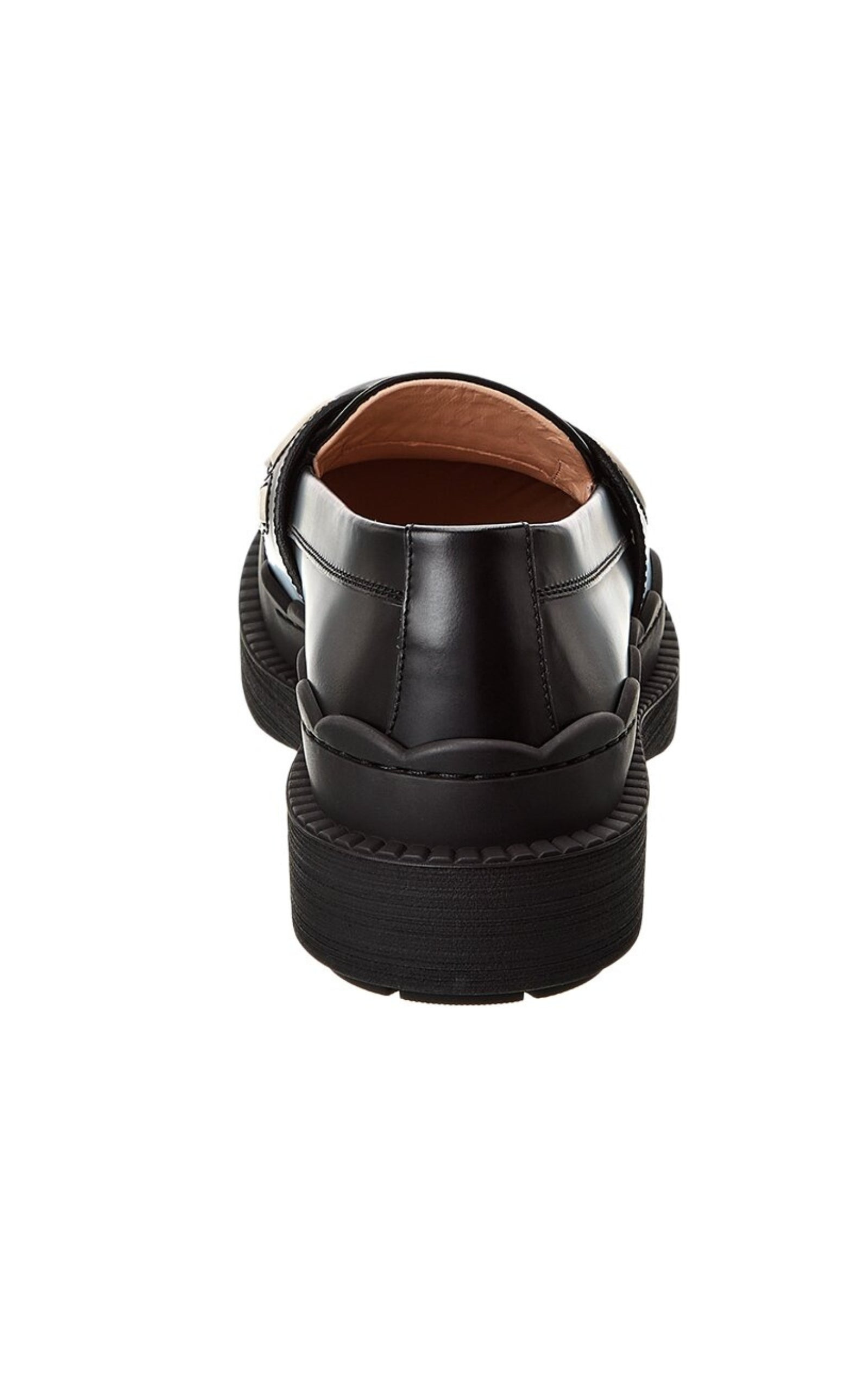 Logo Applique Leather Loafer - 4