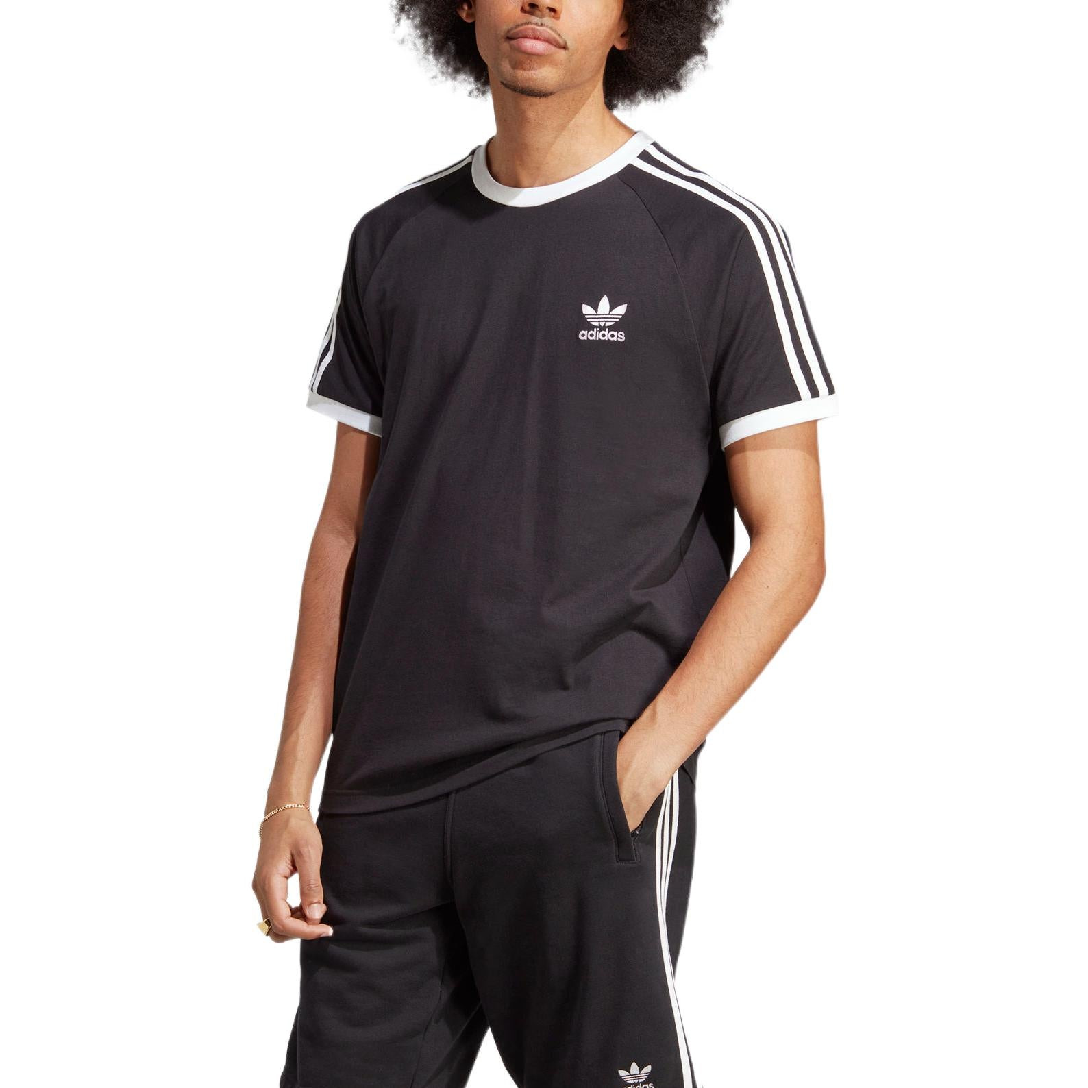adidas originals Adicolor Classics 3-Stripes Tee 'Black' IA4845 - 2