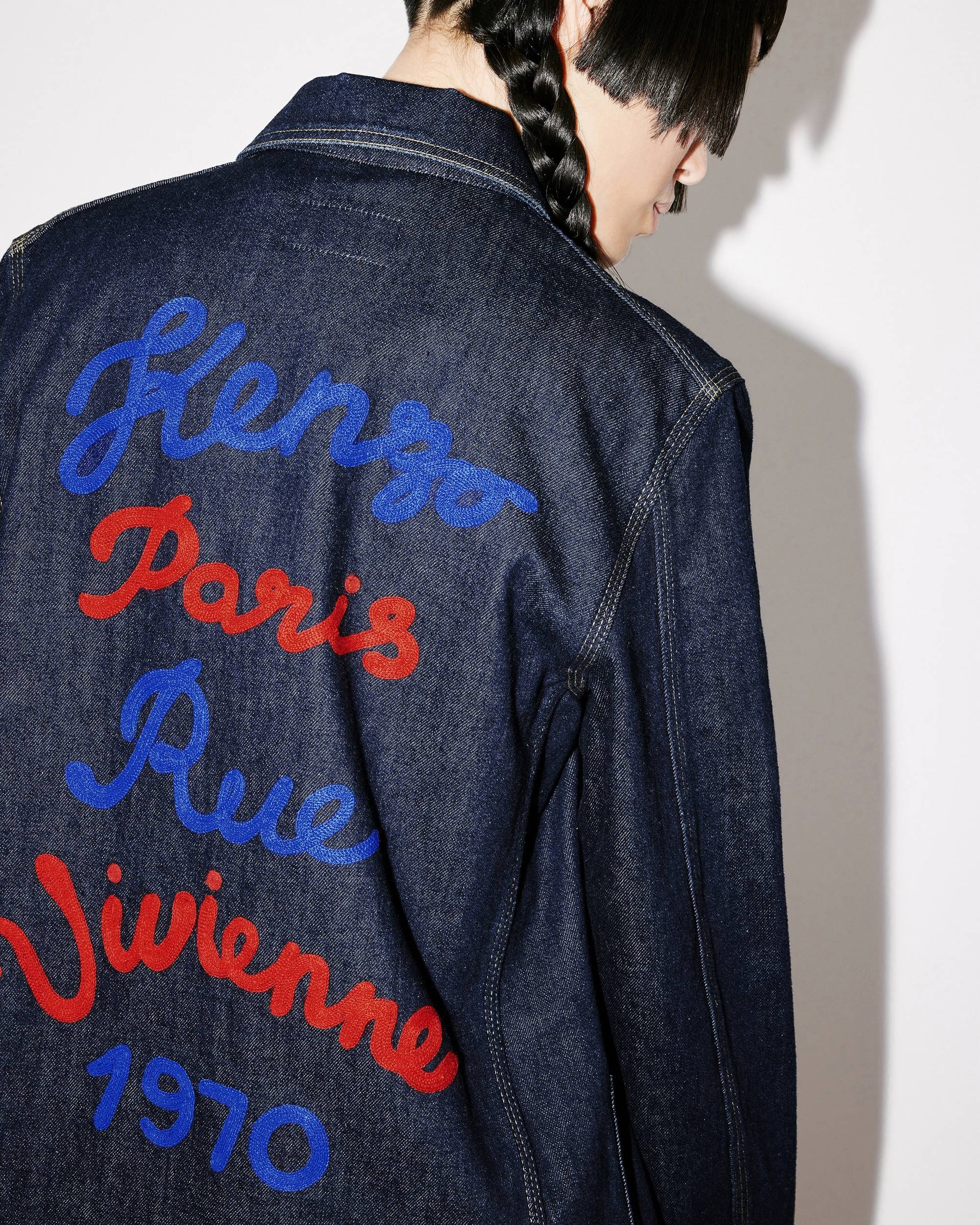 Kenzo x Nigo logo-embroidered Denim Jacket - Farfetch