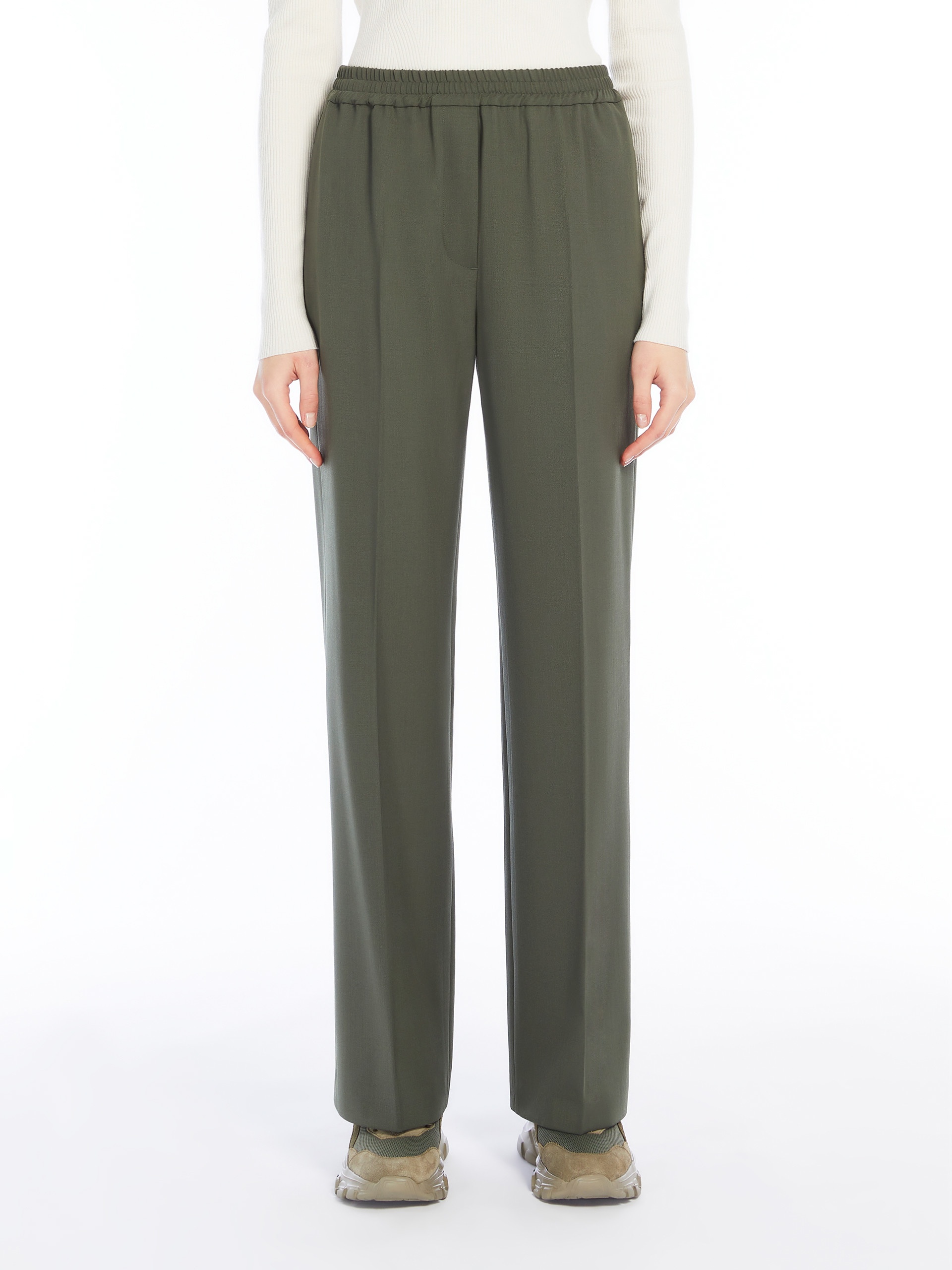 PETRA Wool gabardine trousers - 3