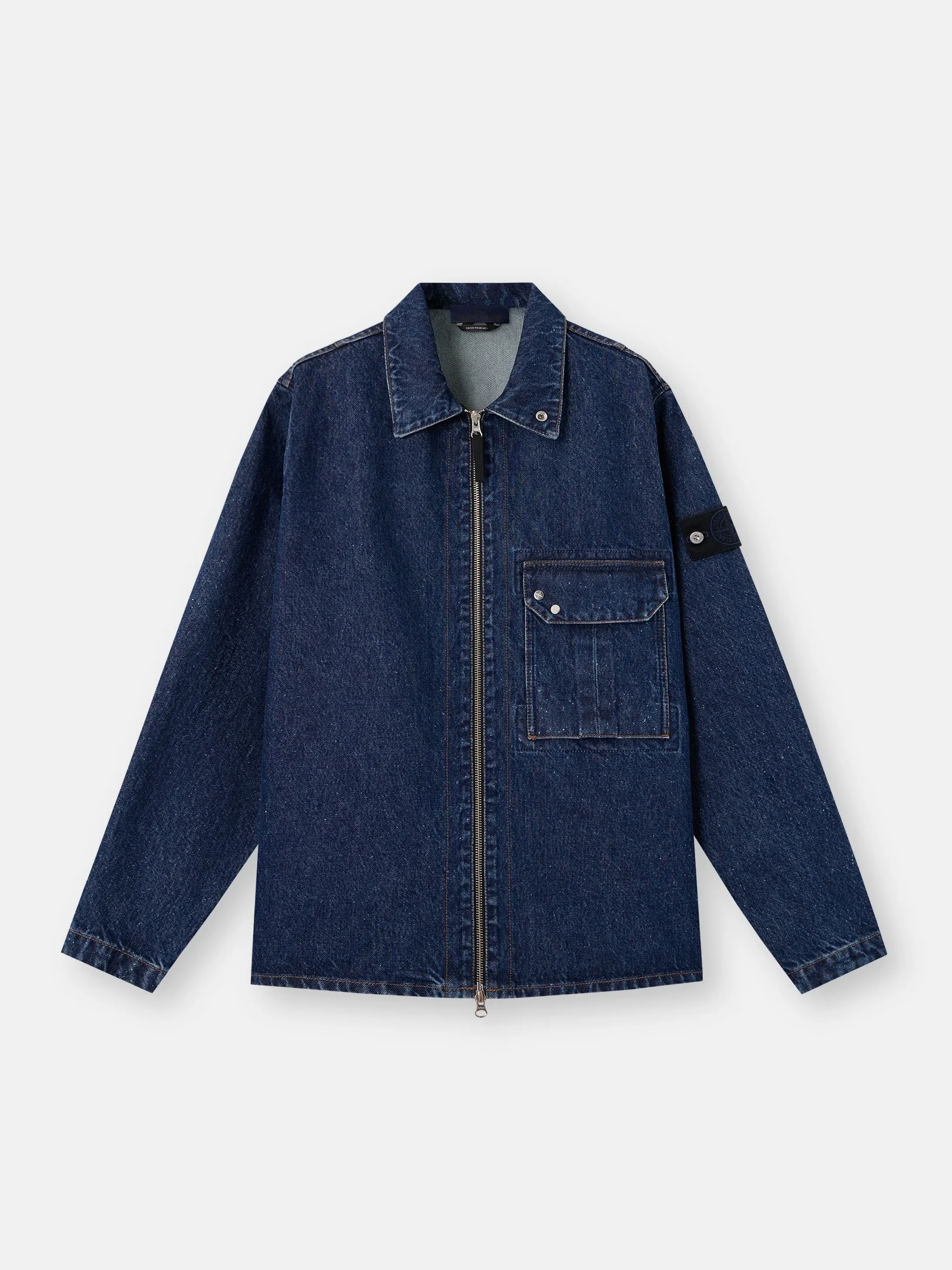 1200002 INDIGO DENIM-MEDIUM GRAINY WASH - 1