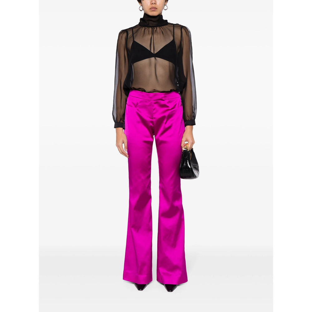 Tom Ford Purple Trousers - Flared Trousers Women - 2