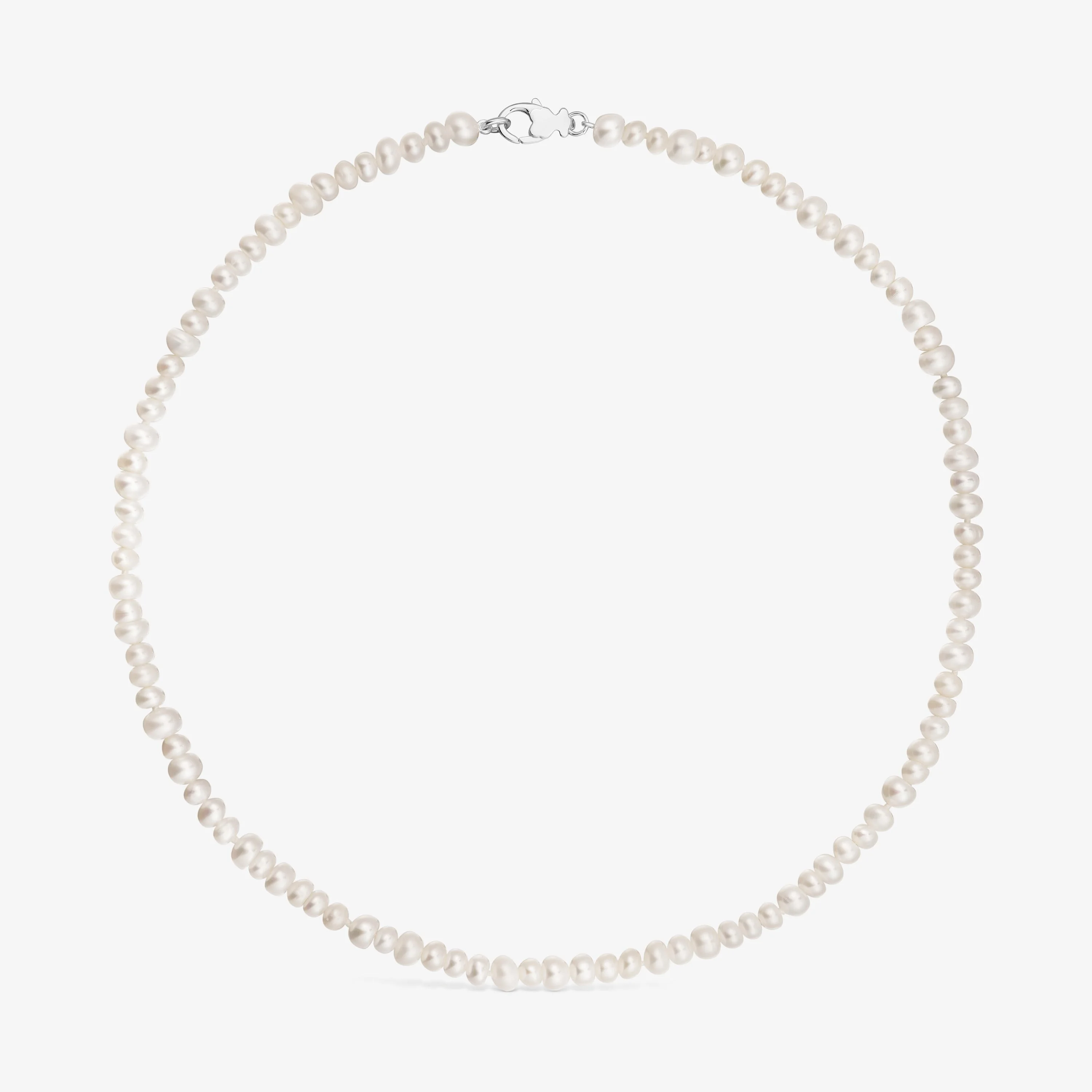 Silver Necklace with cultured pearls Sweet Dolls - 1