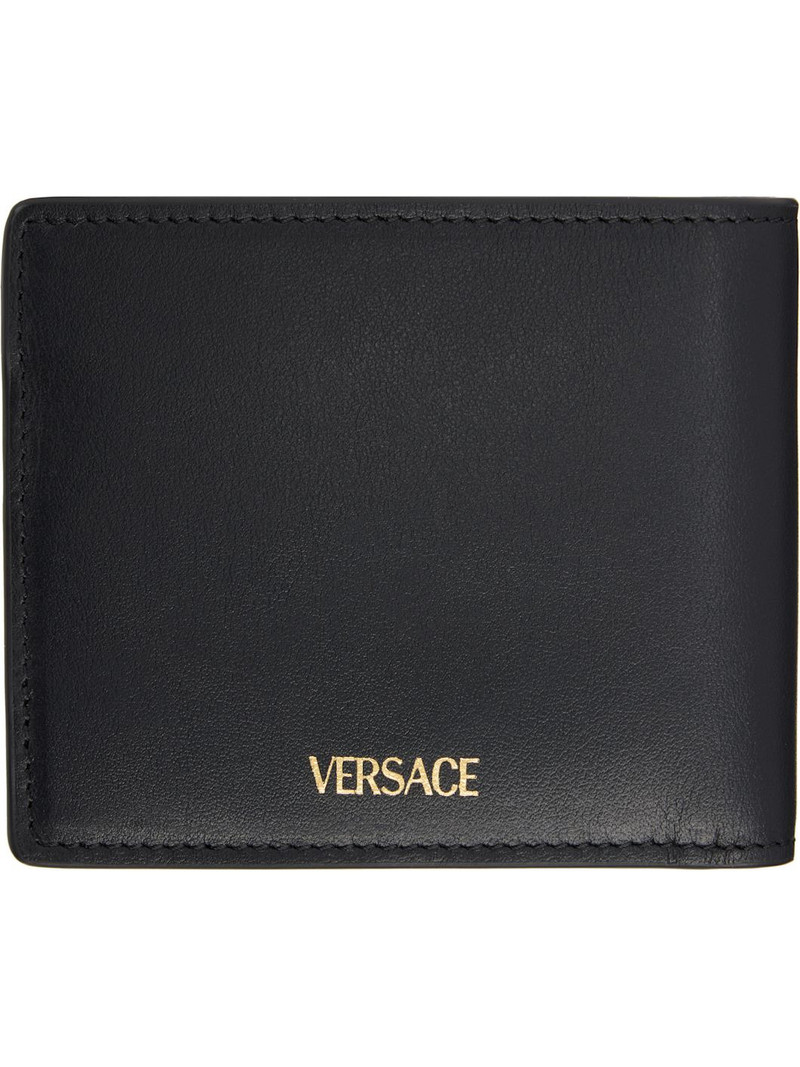 VERSACE Black 'V' Bifold Wallet outlook