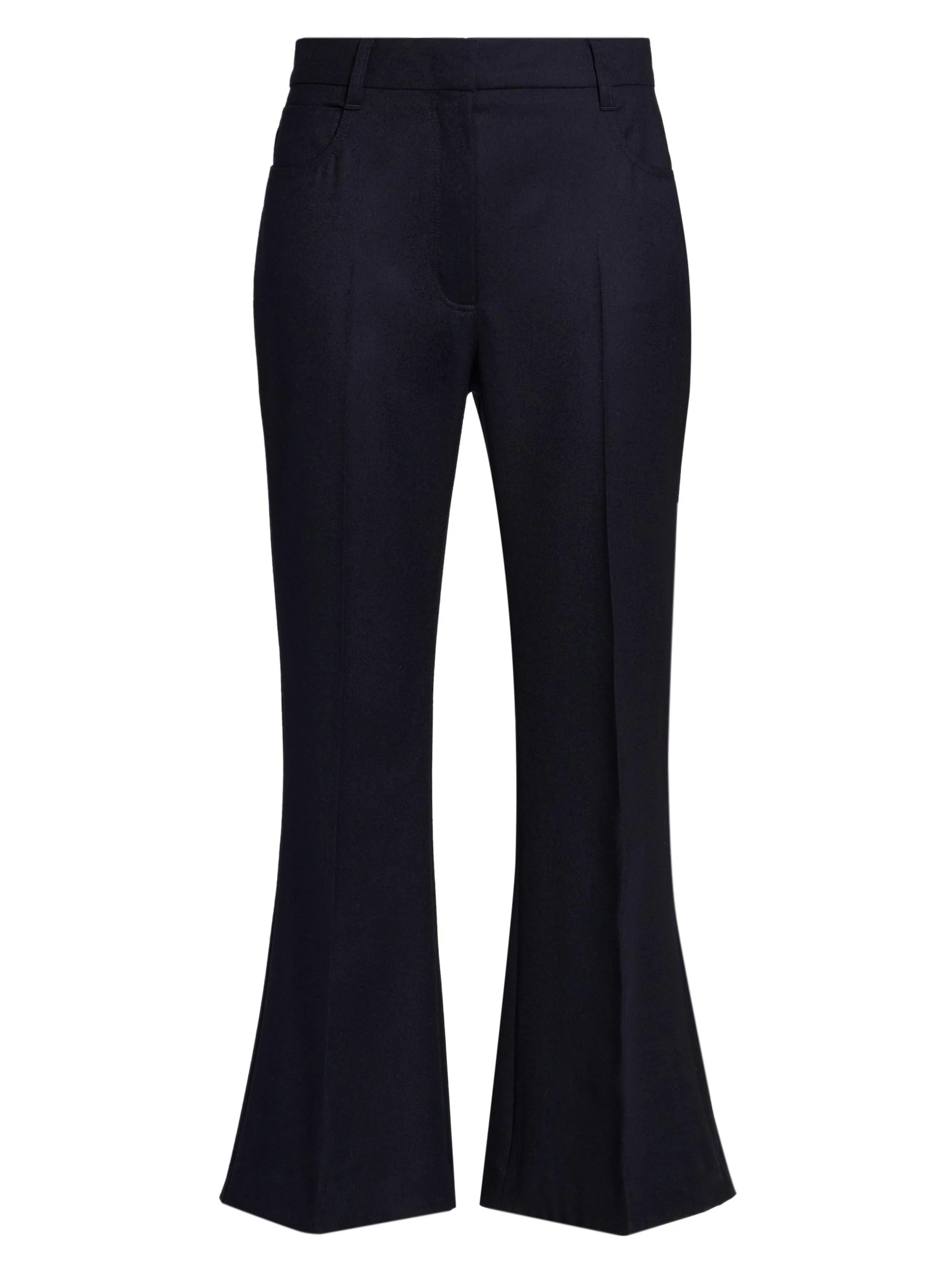 Women's Flannel Kick Flared Pants - Navy - 1
