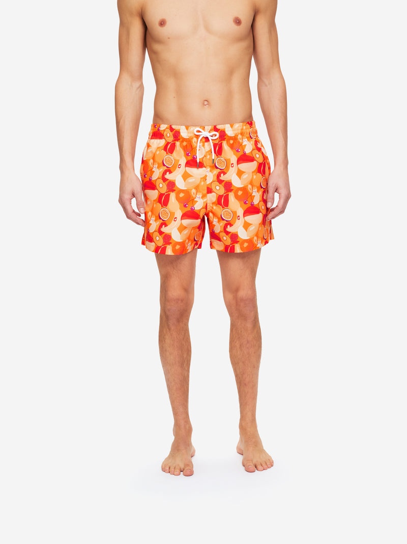 Men's Short Swim Shorts Maui 43 Orange - 5