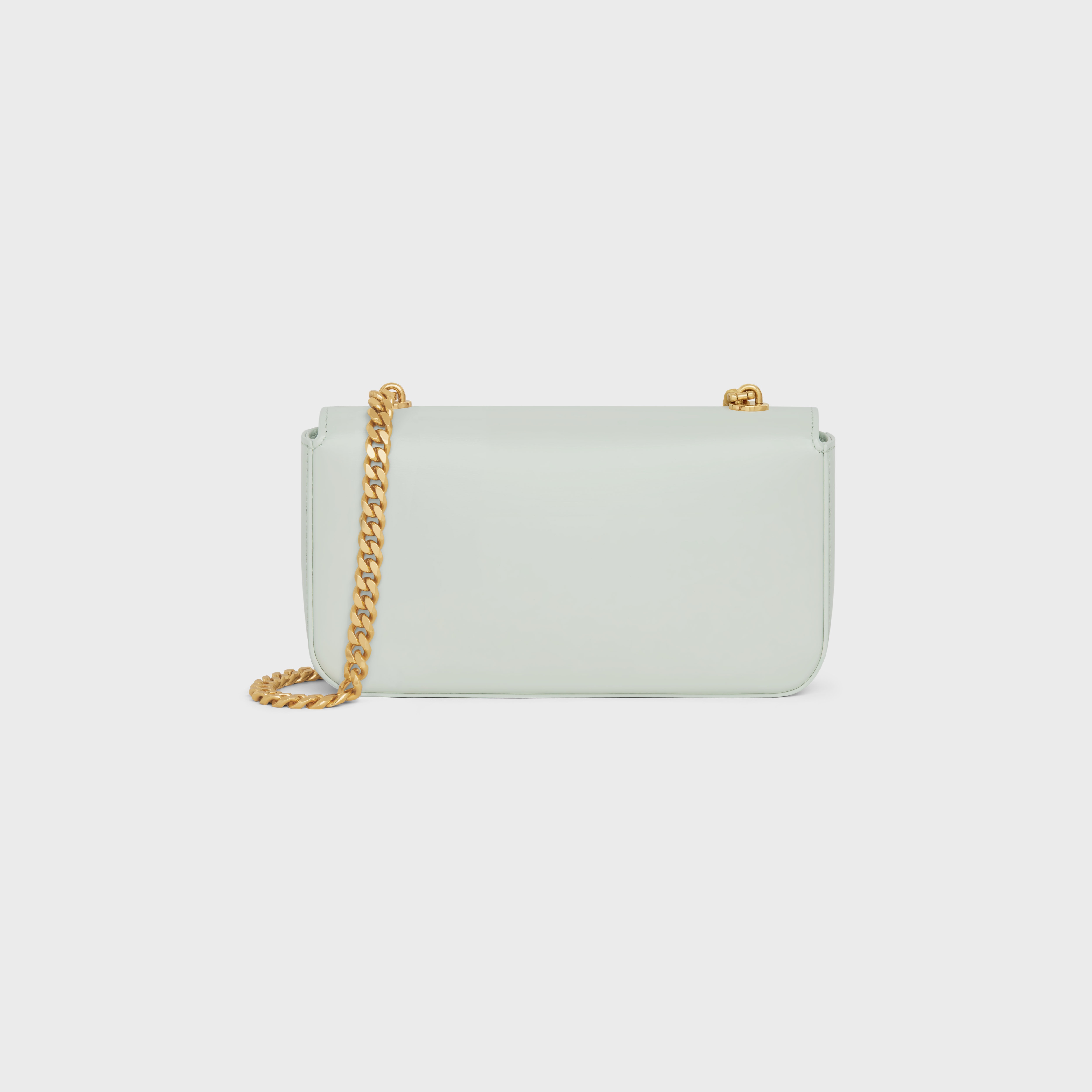 CHAIN SHOULDER BAG triomphe in shiny calfskin - 3