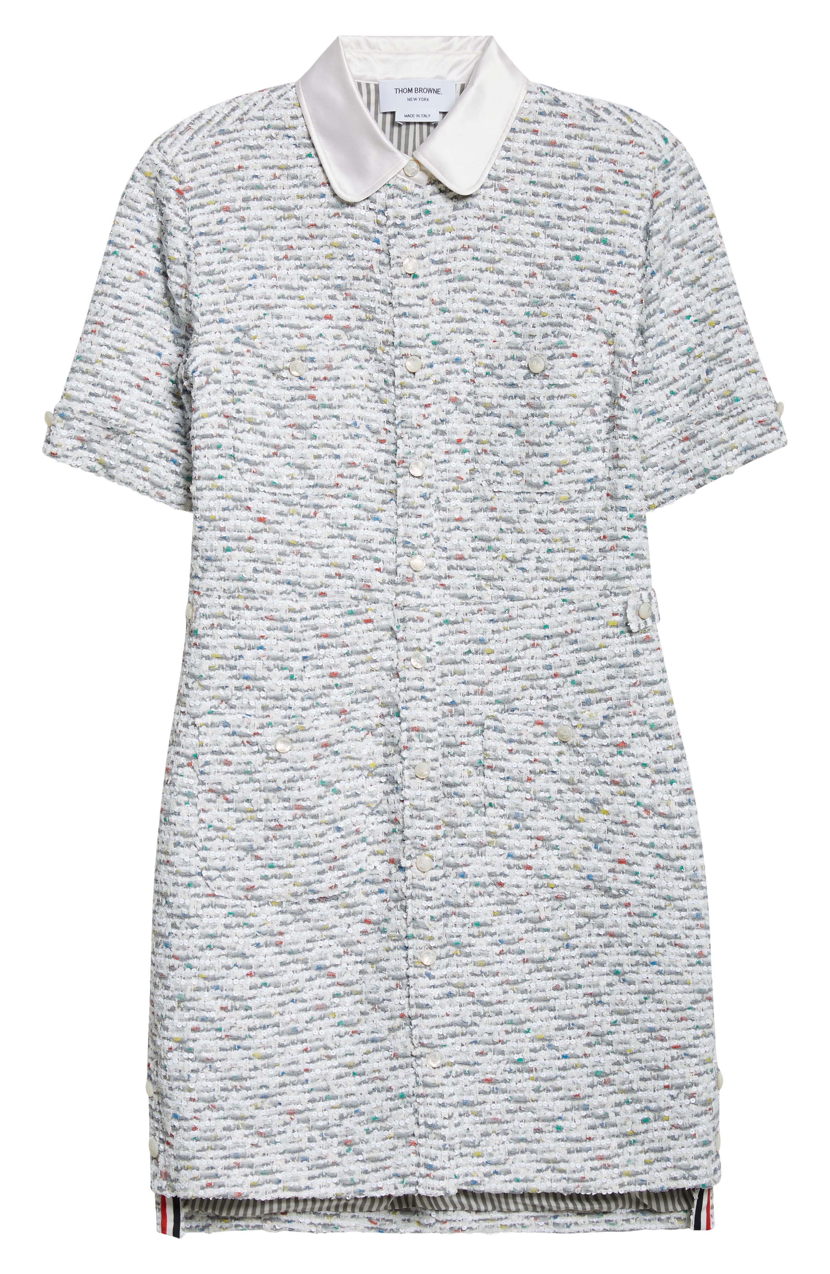 Thom Browne Tweed Sheath Dress in Medium Grey at Nordstrom - 5