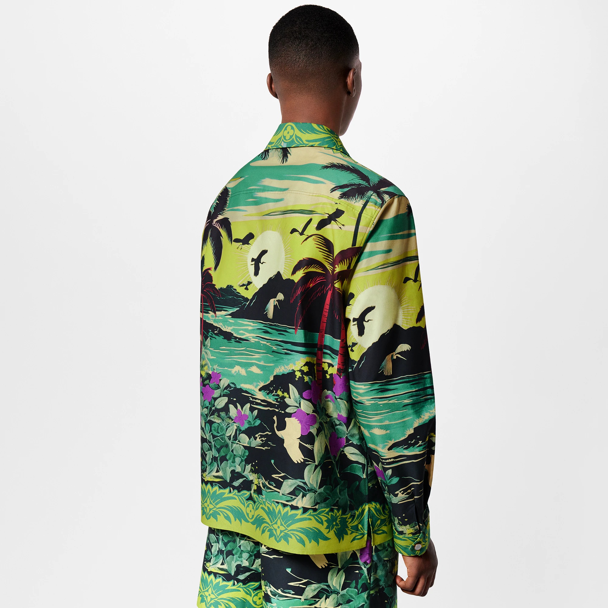 Long-Sleeved Cotton Shirt - 5