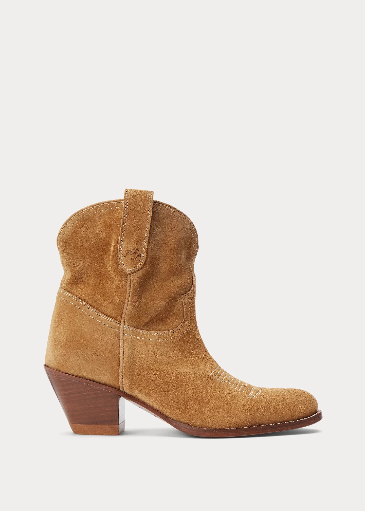 Calfskin Suede Western Boot - 1