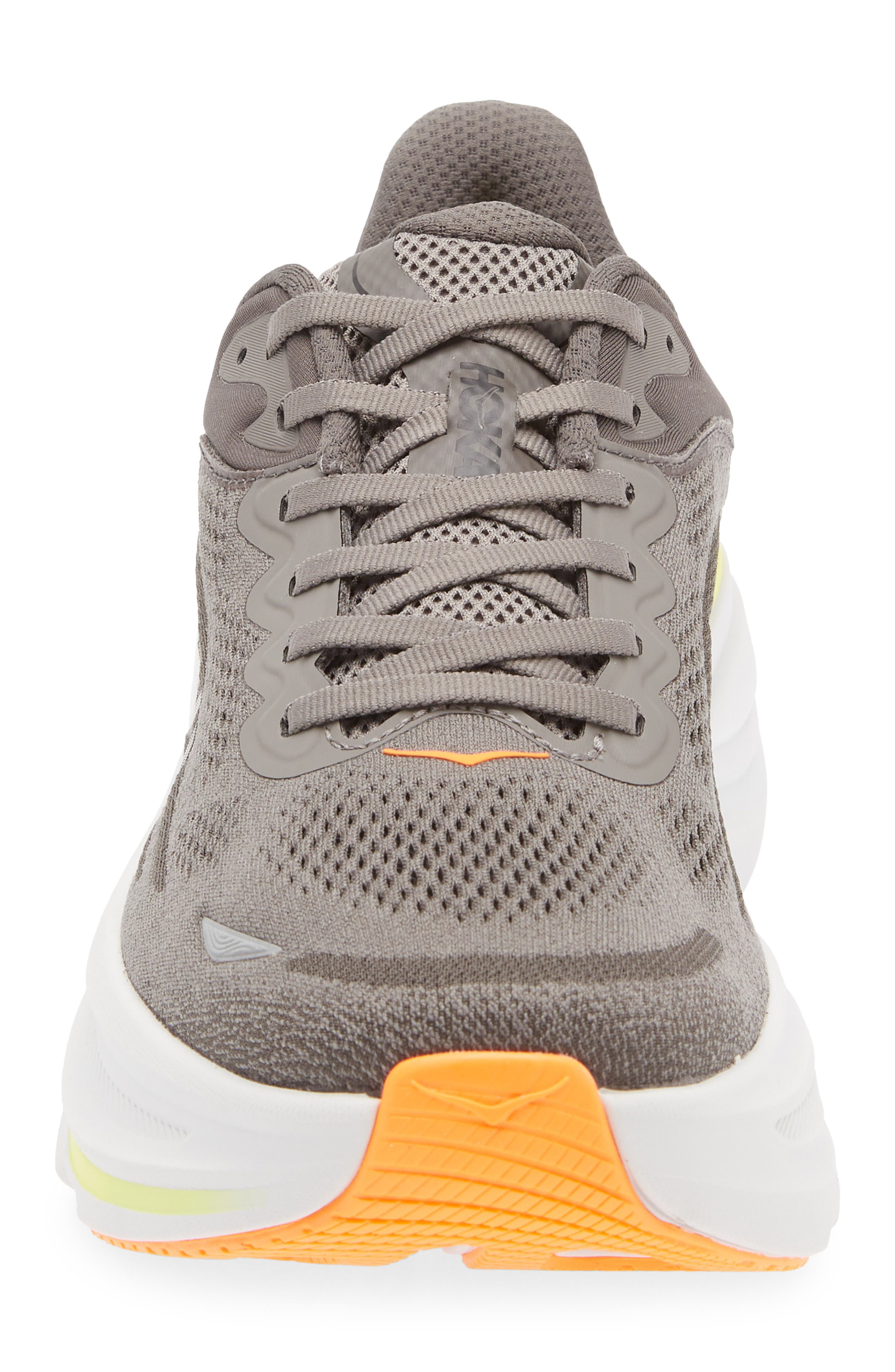 HOKA Bondi 9 Running Shoe in Asphalt Grey /Gravel at Nordstrom - 4
