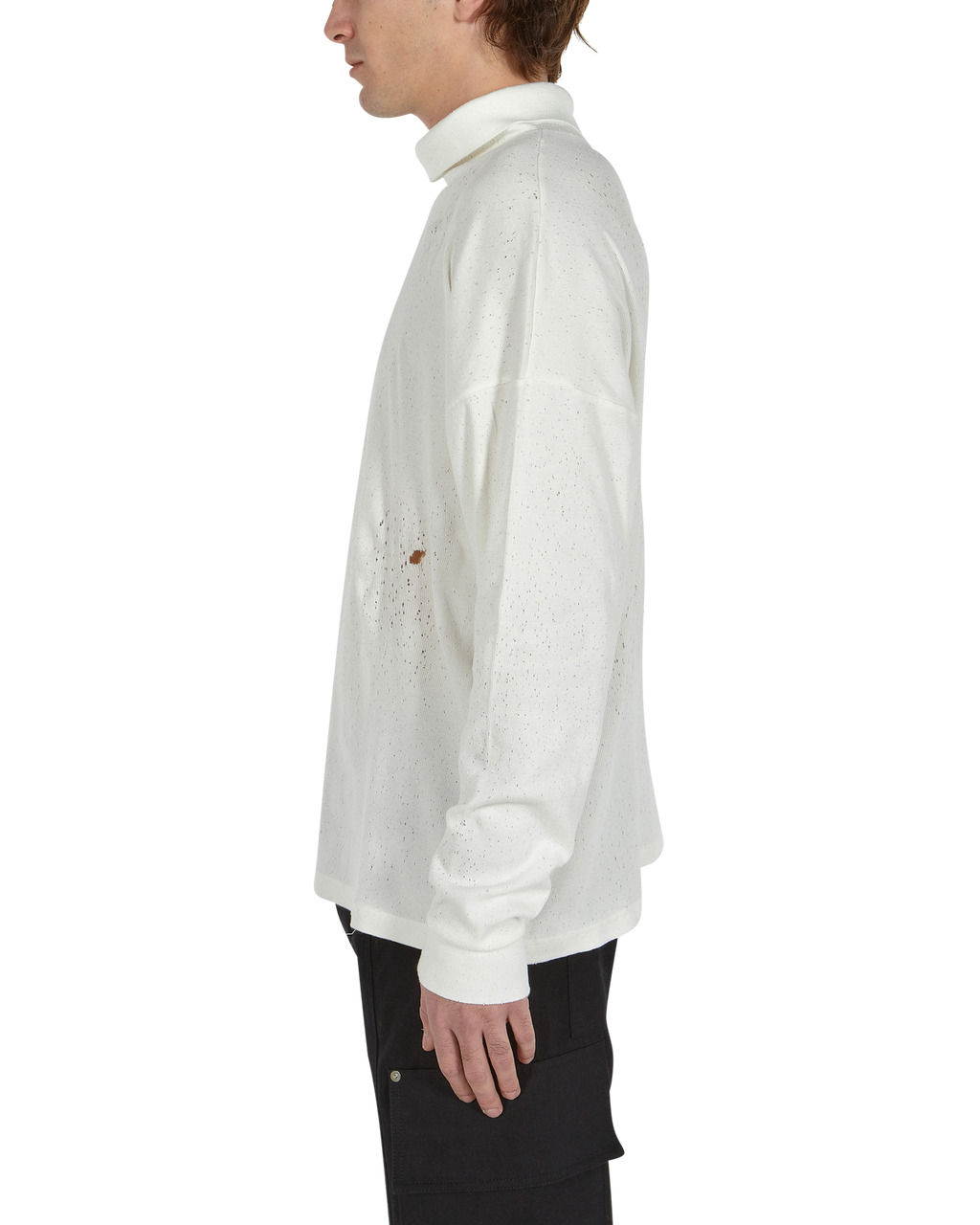 DISTRESSED ROLL NECK - 4