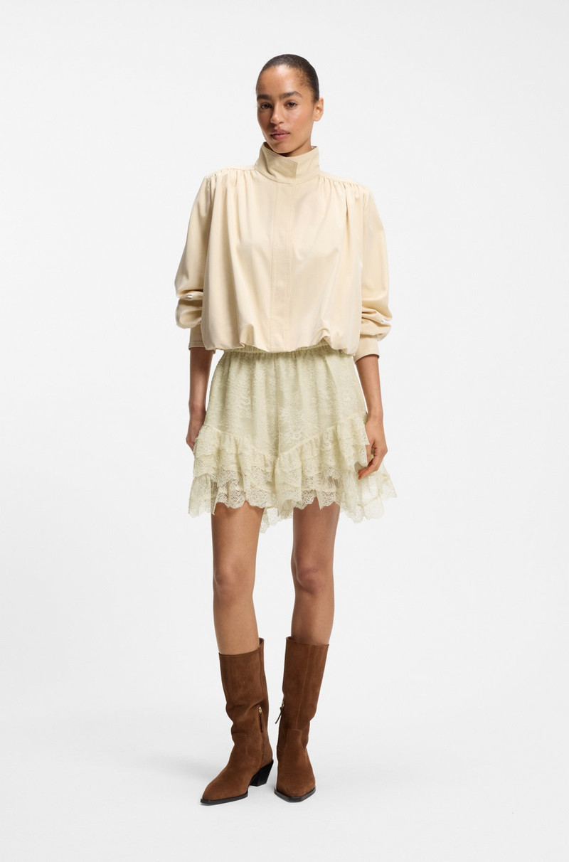 BOSS MINI SKORT IN RUFFLED LACE outlook