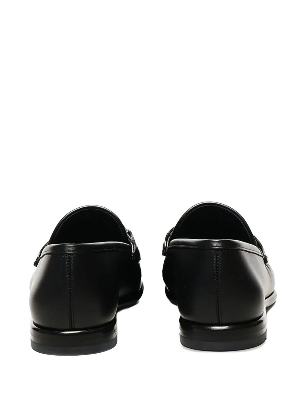Gancini-detail leather loafers - 3