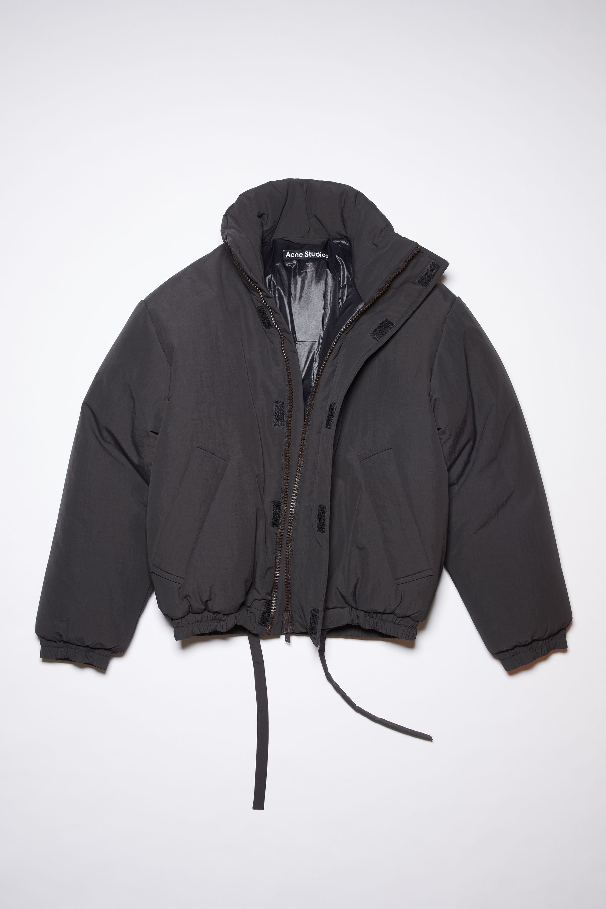 Padded nylon jacket - Black - 7