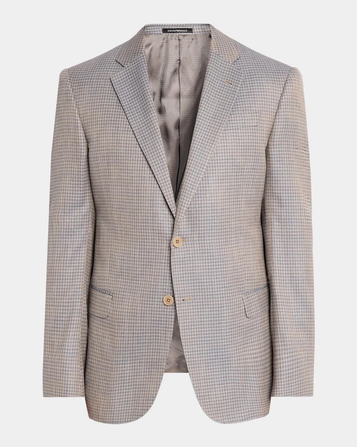 Men's G Line Wool Houndstooth Single-Breasted Sport Coat - 1
