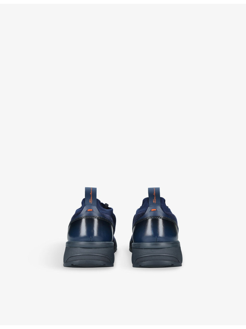 Santoni Technical-Knit Low-Top Trainers outlook