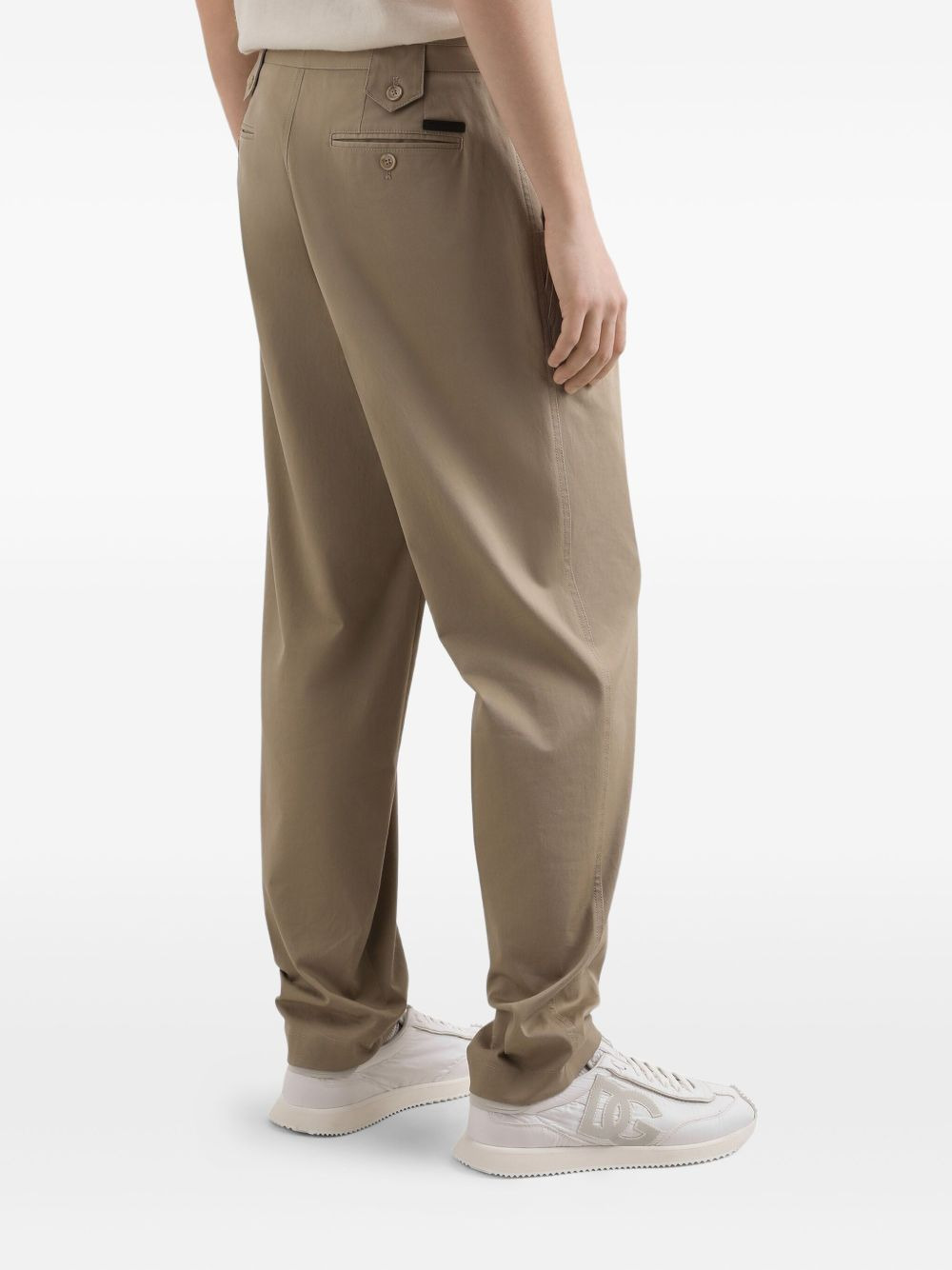 pleat-detail trousers - 4