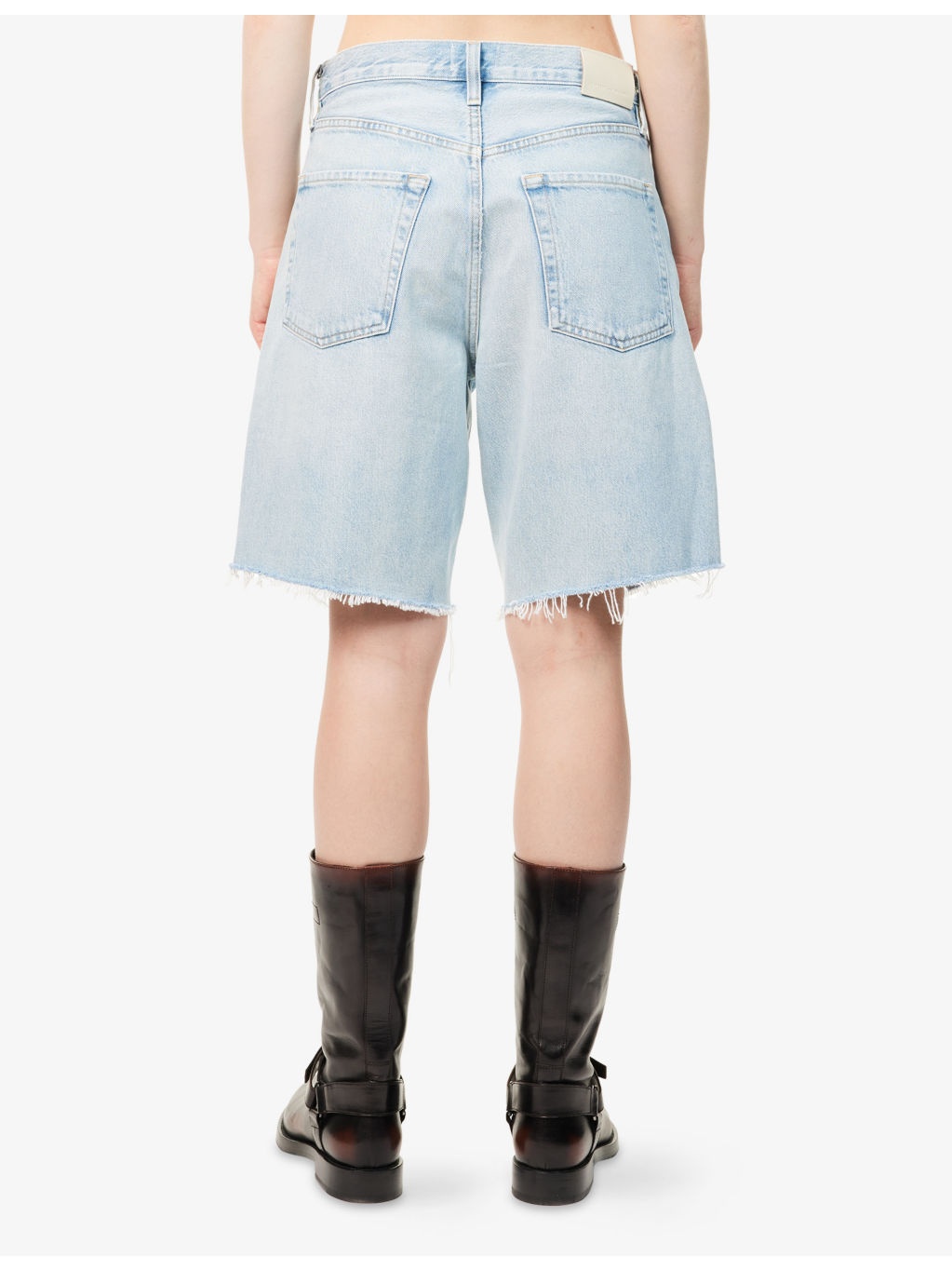 Ayla Baggy Denim Short - 4
