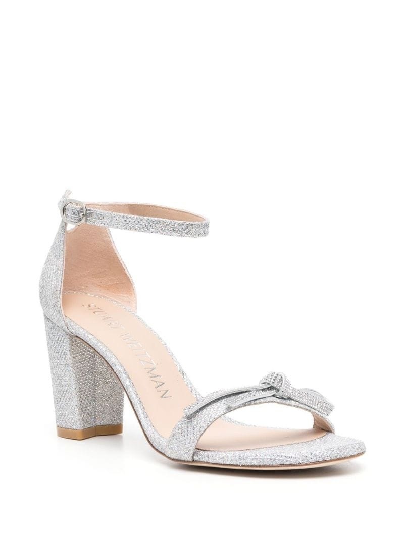 Nearlynude 80mm crystal-embellished sandals - 1